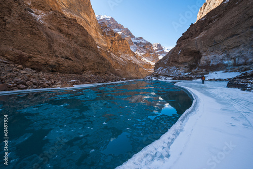 Chadar Trek or Frozen Zanskar River Trek, Ladakh, India