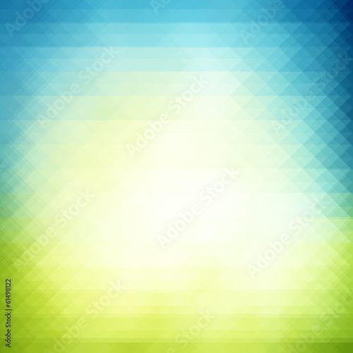 Spring geometric  background