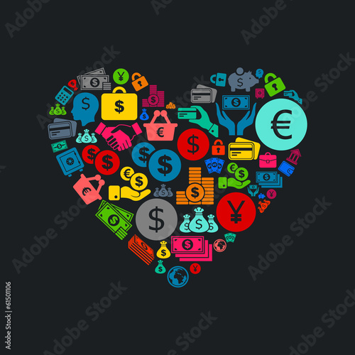 Business heart3 photo