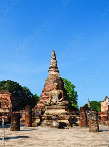 Buddhist Image in Sukothai Historical Park  Thailand