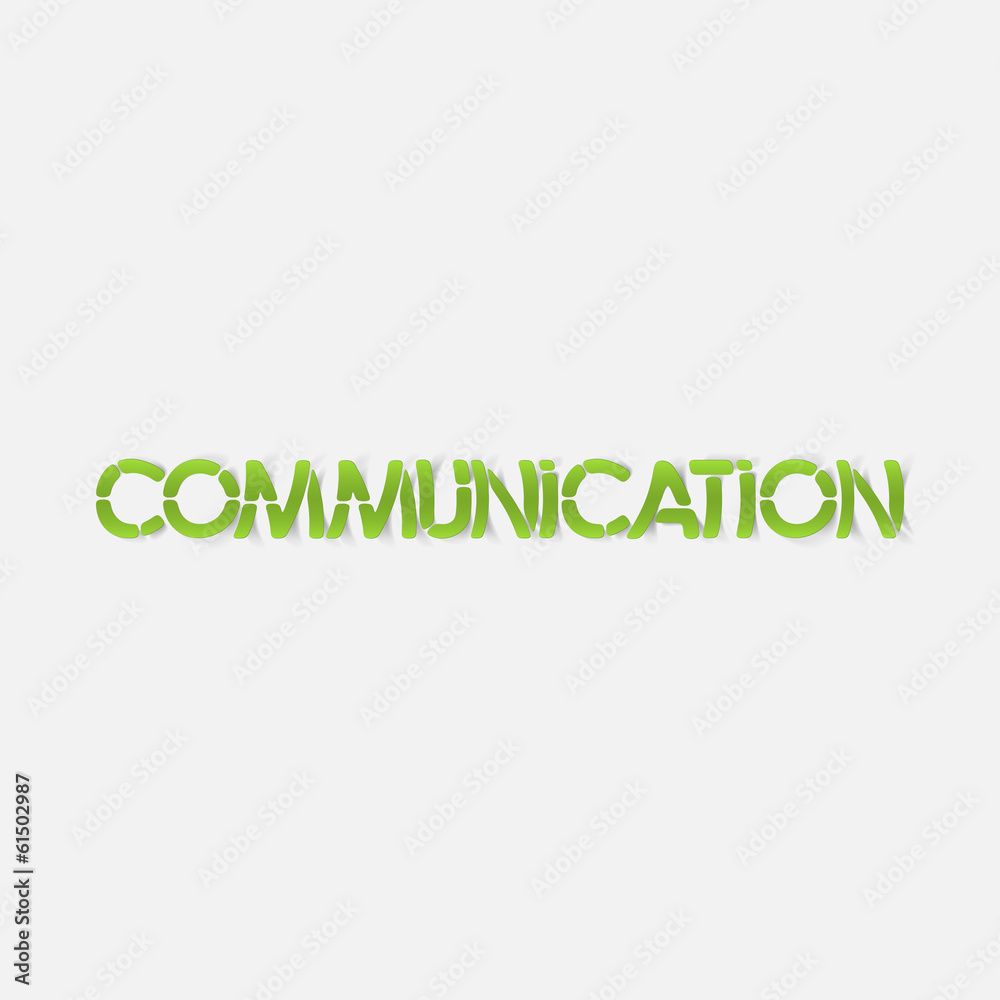 realistic design element: communication realistic design element: communication