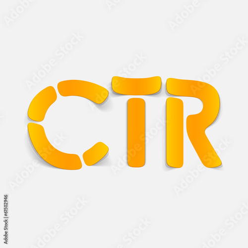 realistic design element: ctr