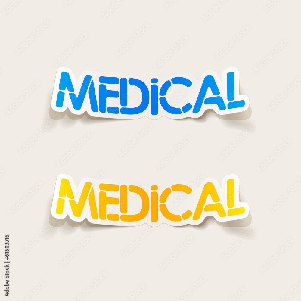 realistic design element: medical realistic design element: medical