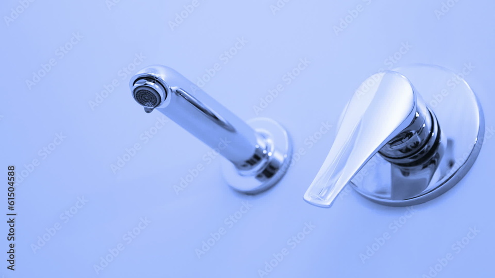 Drops from a faucet. Seamless looped Drops from a faucet. Seamless looped