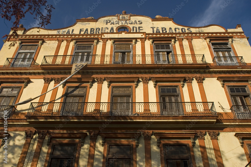 Fototapeta premium Cigar factory, Havana, Cuba