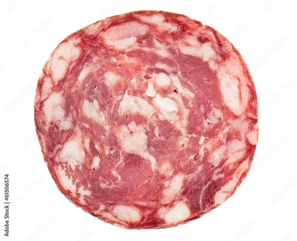 slice of salami slice of salami