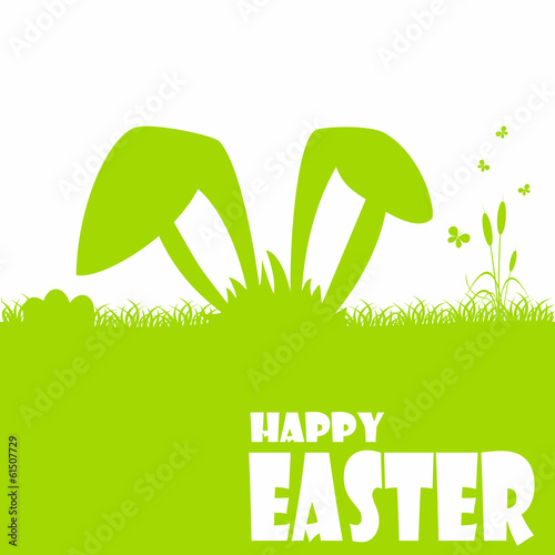 Happy easter cards illustration