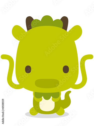十二支二頭身正面イラスト龍stock Illustration Adobe Stock