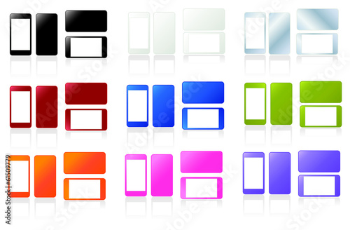 Téléphone portable de couleur