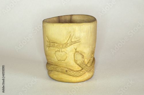 Carved cup