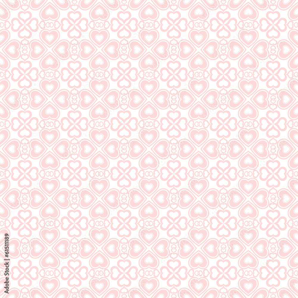 Seamless hearts pattern Seamless hearts pattern