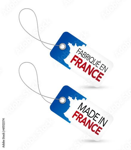 Etiquette fabrication Française