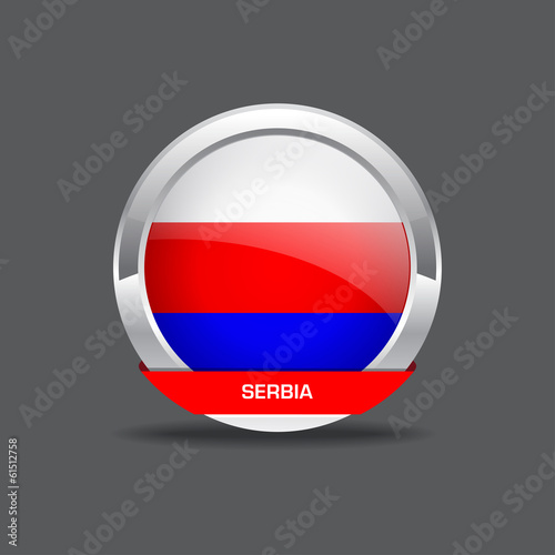 Free Download Serbia Flag Vector Icon - GFXLoad