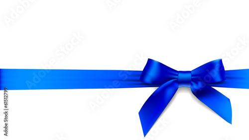 Blue bow