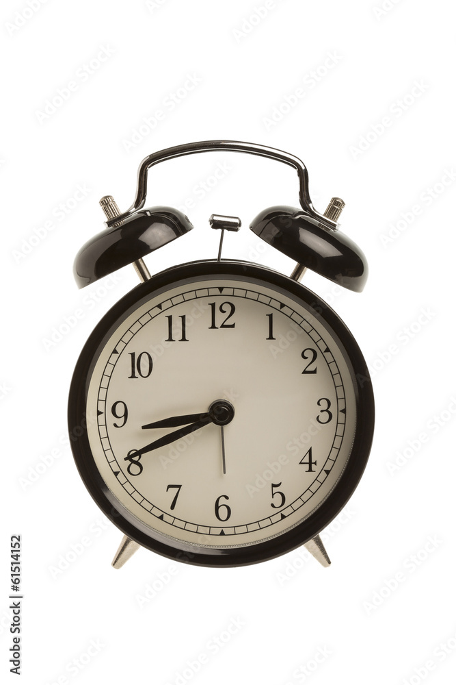 Alarm clock on white background Alarm clock on white background