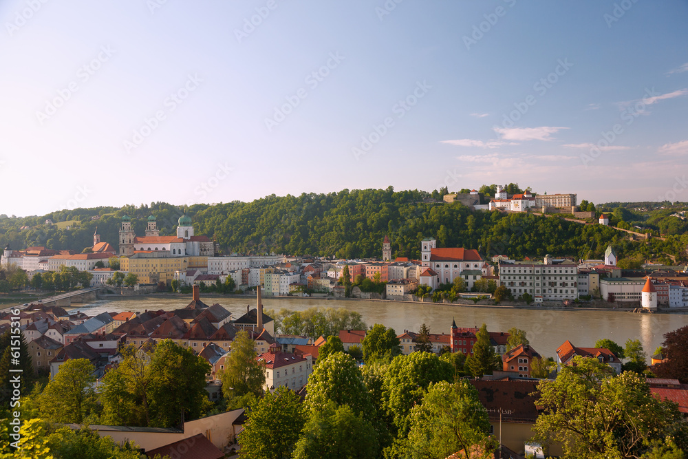 Passau, Dom St. Stephan, Rathaus, St. Michael, Veste Oberhaus, N