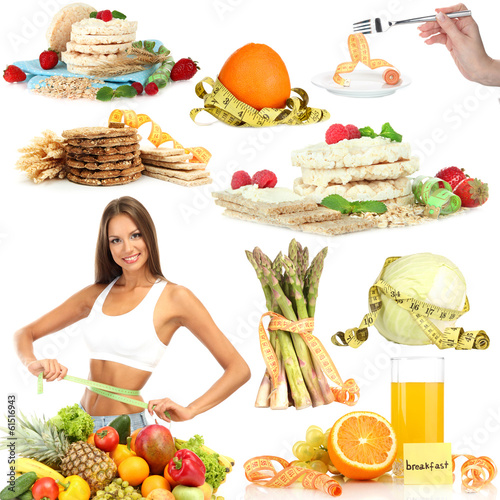 Collage of diet products is...