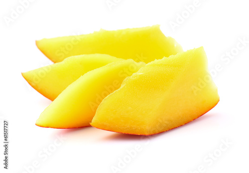 Slices of mango