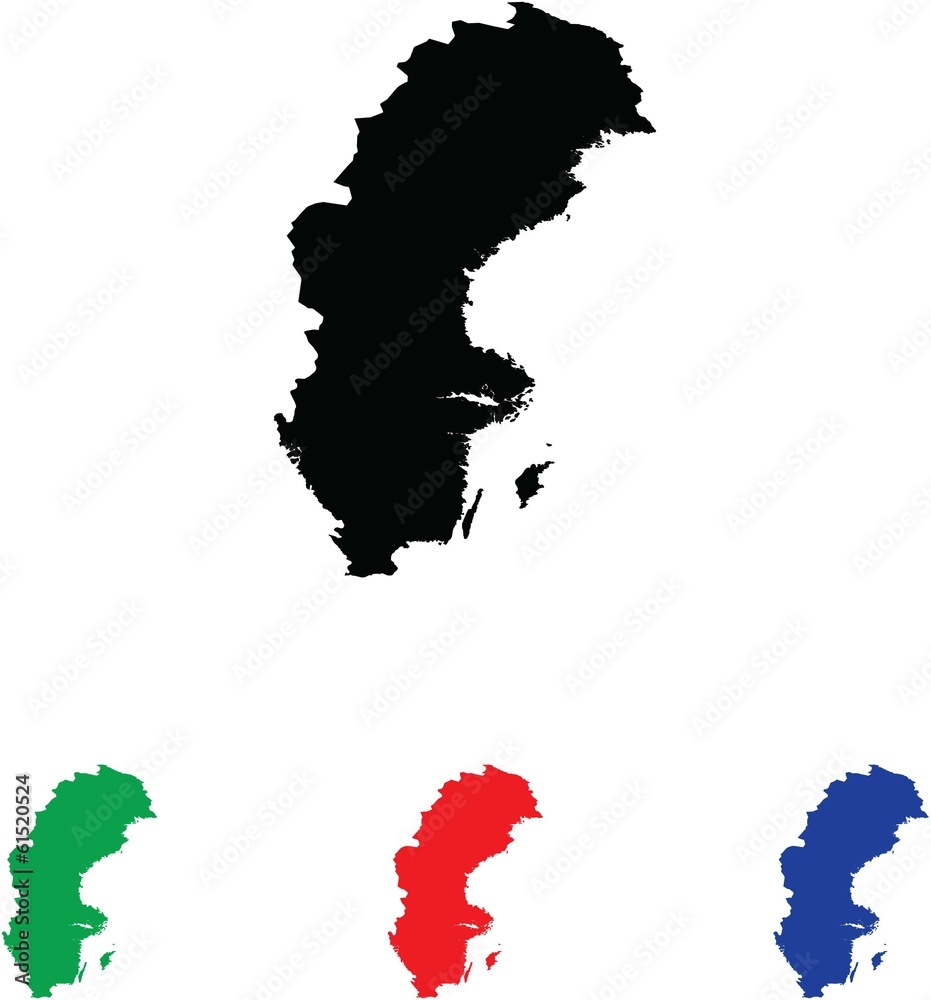 Obraz premium Icon Illustration with Four Color Variations