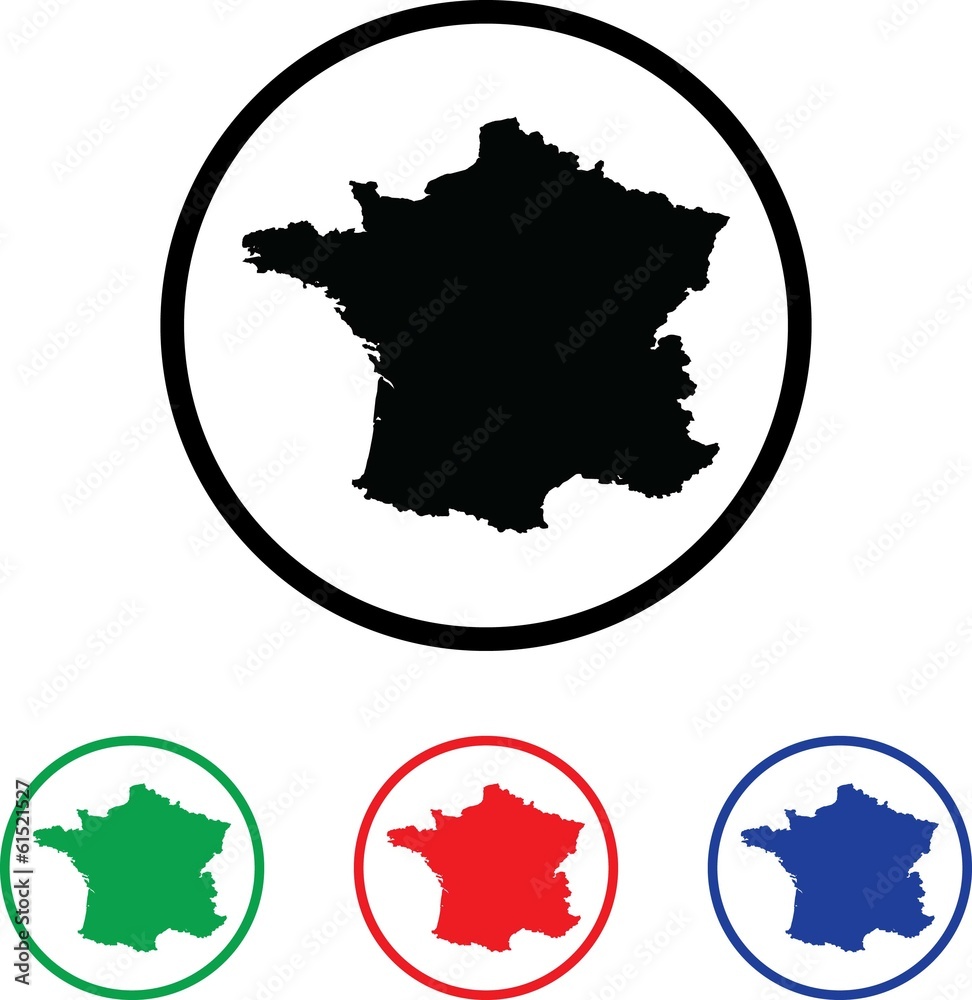 Icon Illustration with Four Color Variations Icon Illustration with Four Color Variations