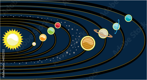Planetary system vector