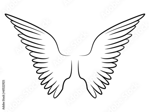 Love Wings Tribal Tattoo Flügel