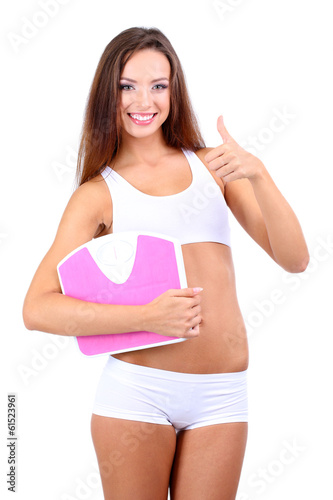 Beautiful young woman with ...