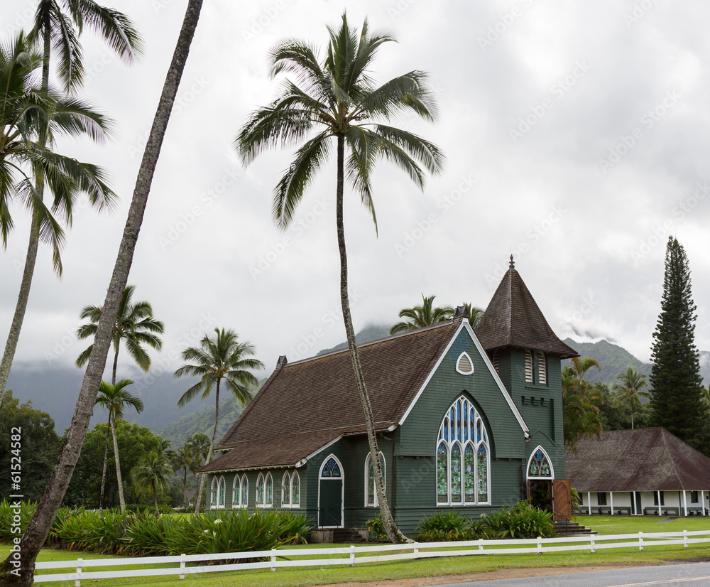 Waioli Huiia Mission Church in Hanalei Kauai