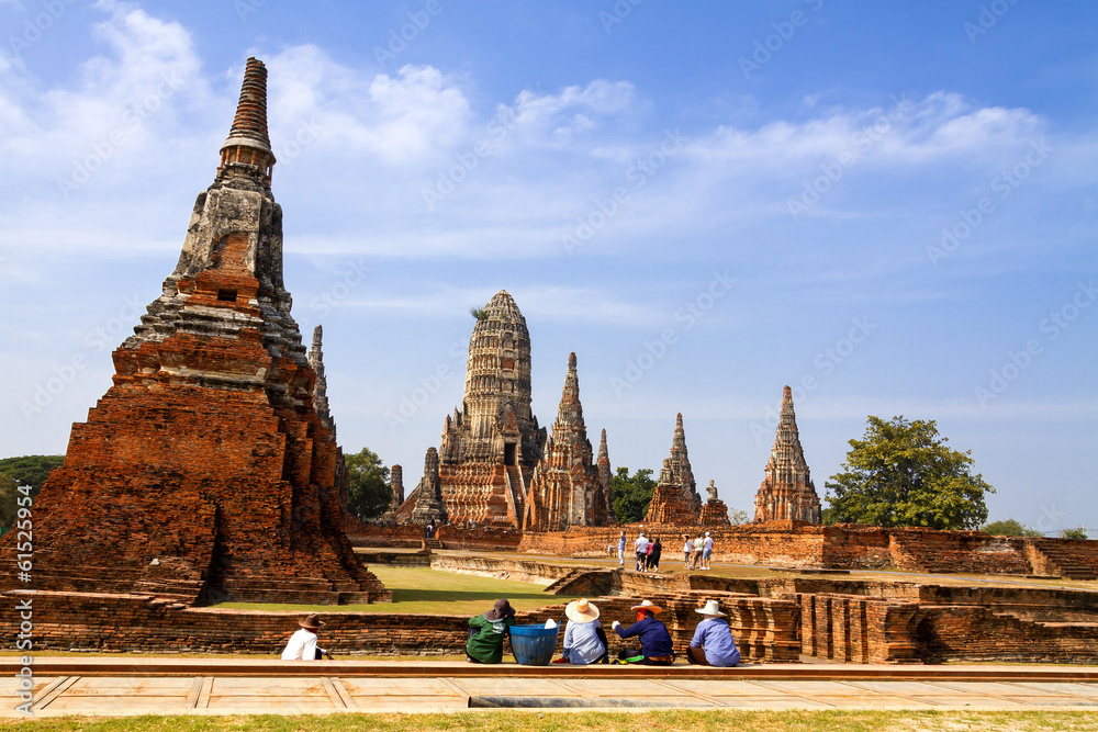 Fototapeta premium Ancient pagoda and travel