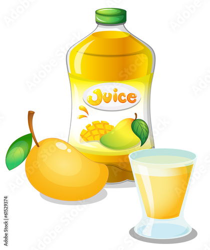 Mango juice drink