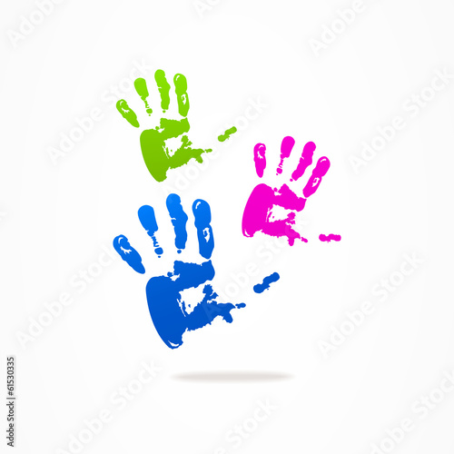 logo business abstract tree hand sign web