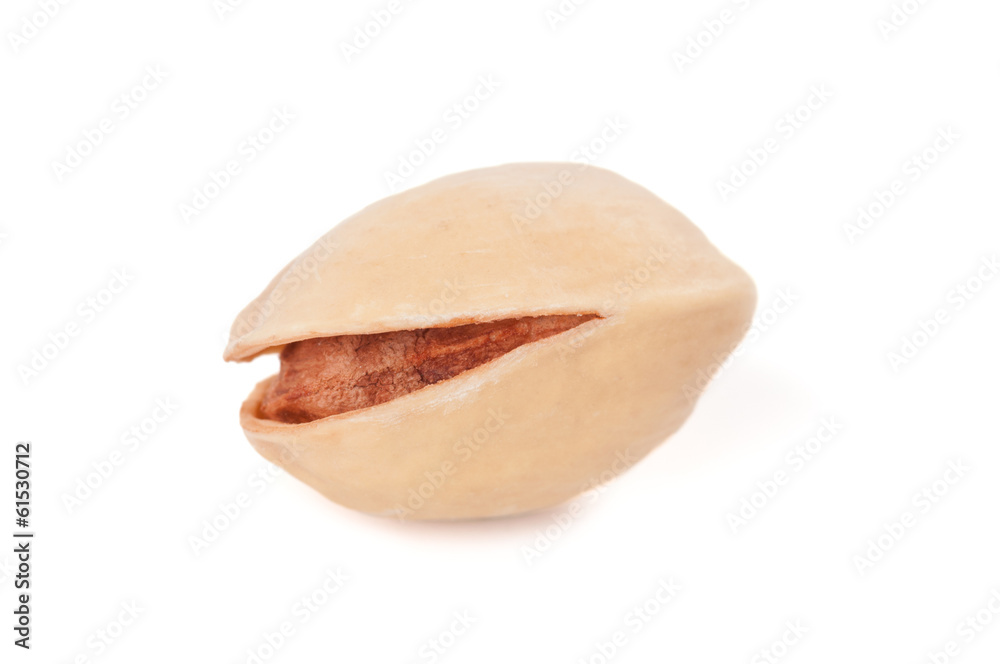 Close-up of one pistachio Close-up of one pistachio