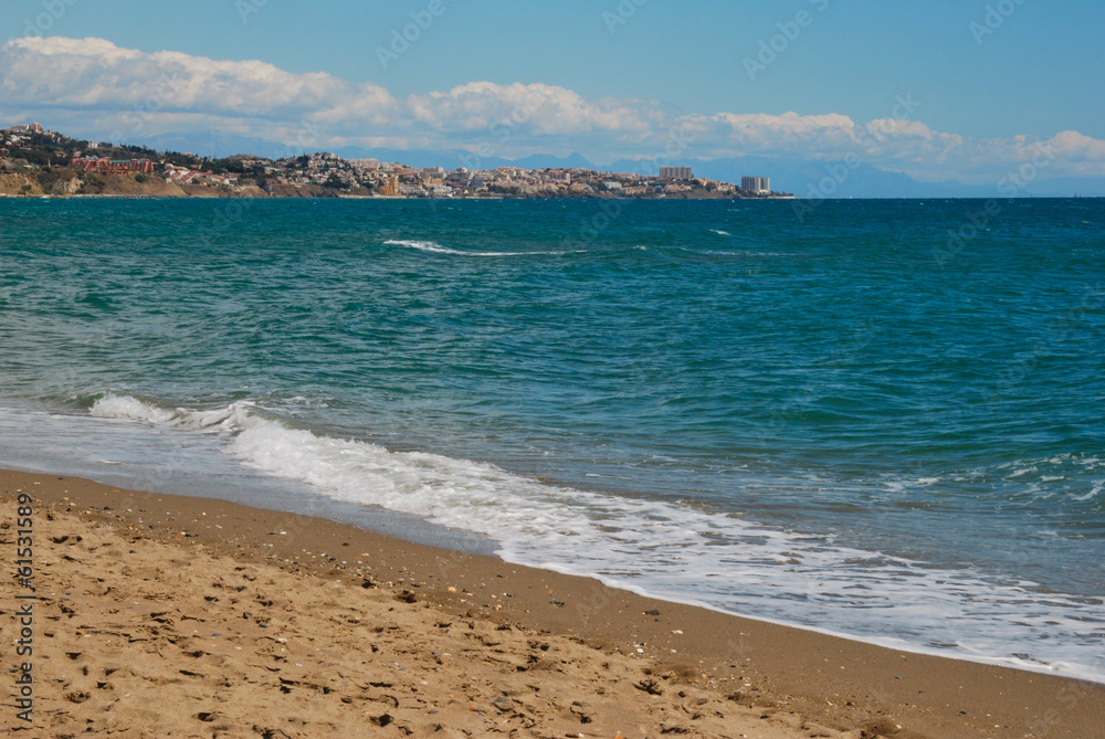 Beach in Fuengirola, Andalusia