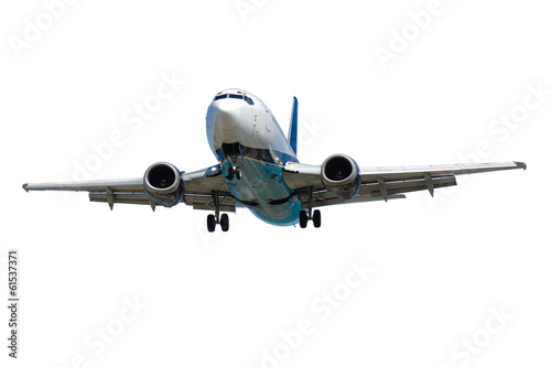 Plane isolated on a white background