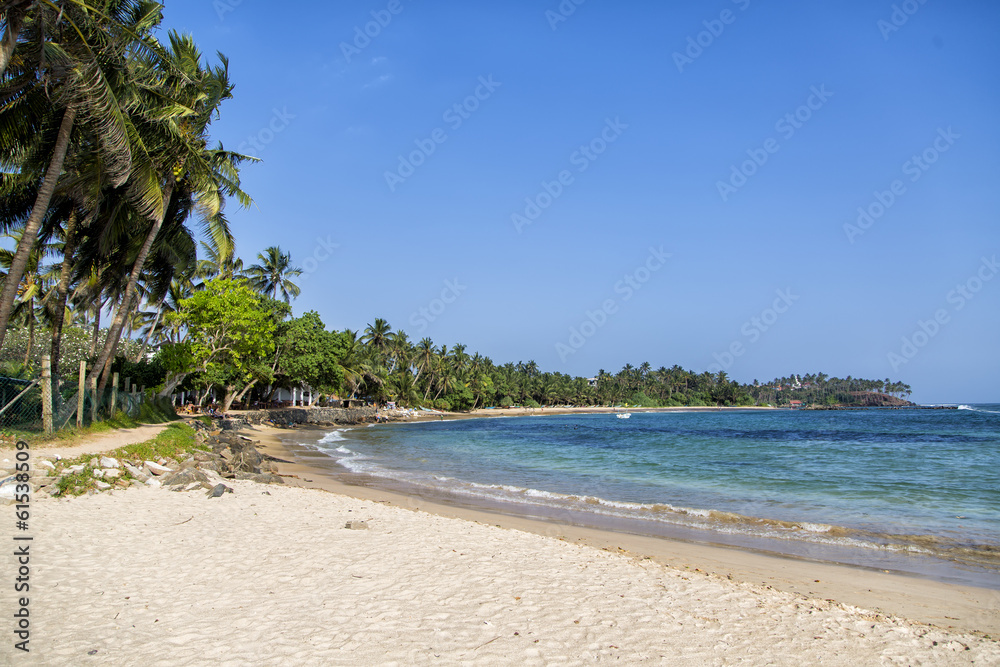 Mirissa beach at Sri Lanka