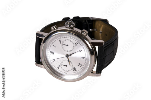 Watch with Leather Strap.