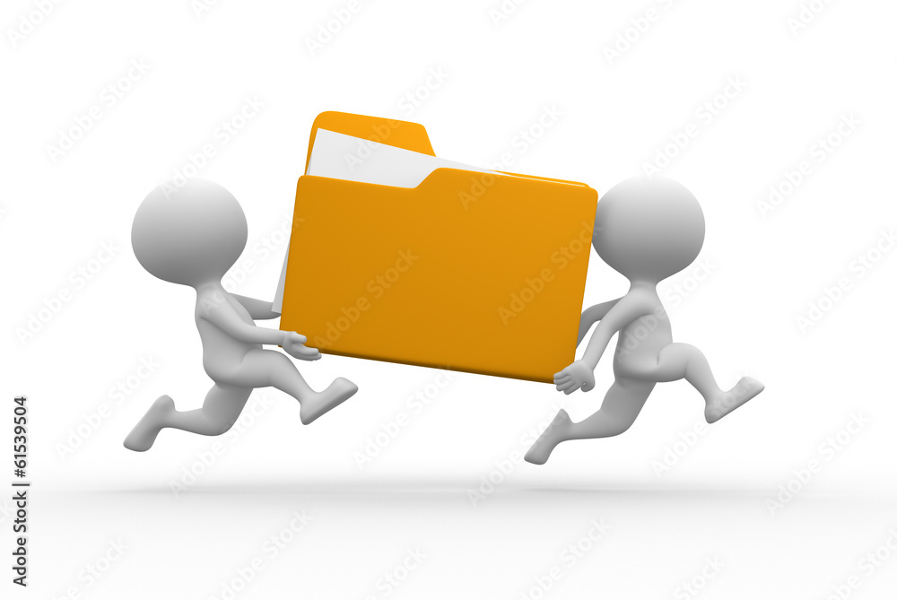 Yellow folder Yellow folder