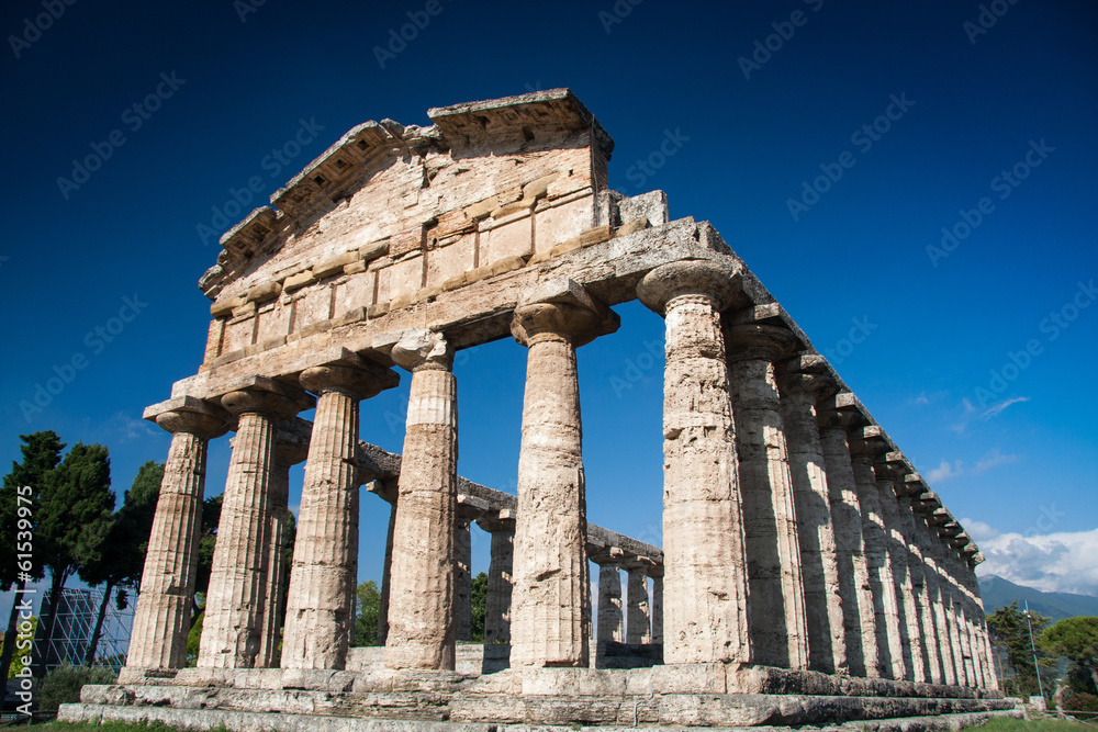 Paestum Temple, Campania, Italy