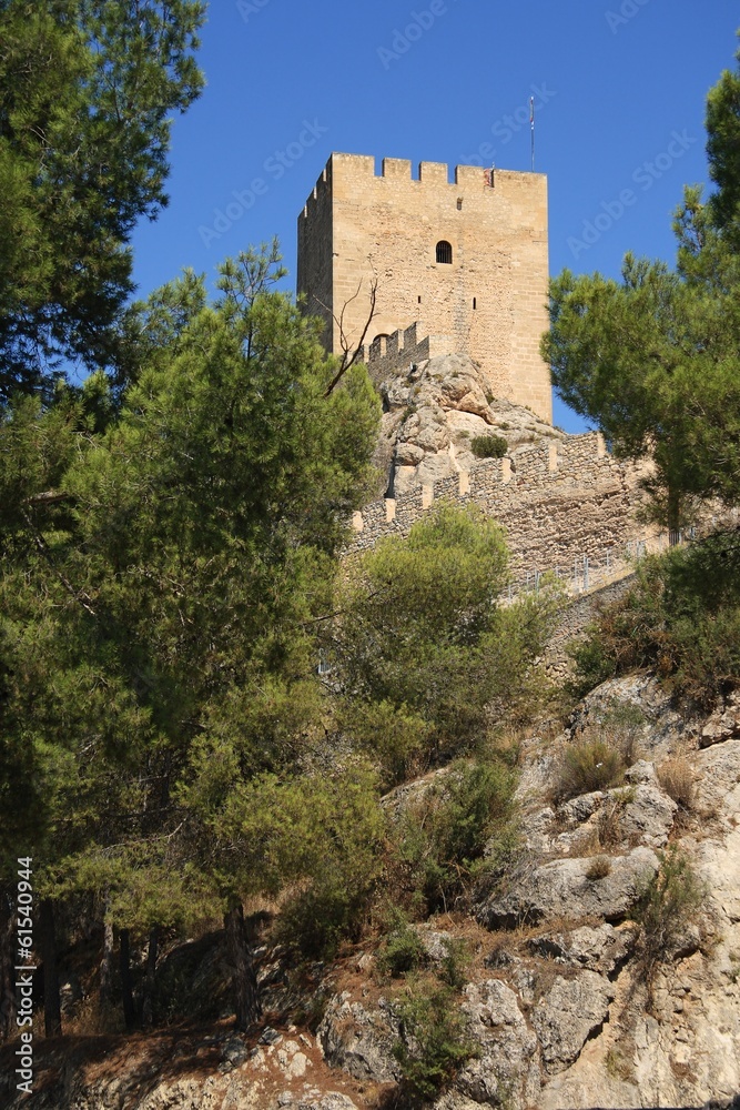 Ancient Castle Sax in Alicante Spain Ancient Castle Sax in Alicante Spain