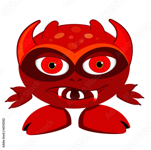 Cartoon bloody devil