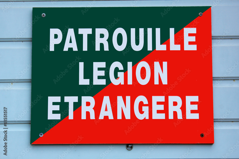 Fototapeta premium Légion étrangère