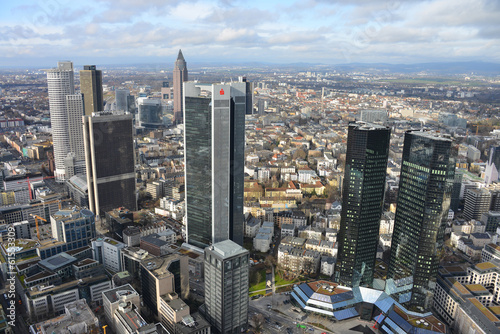 Frankfurt am Main, Hochhäuser, City, Skyline, Banken