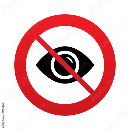 Free Download Don`t look. Eye sign icon. Visibility. - GFXLoad