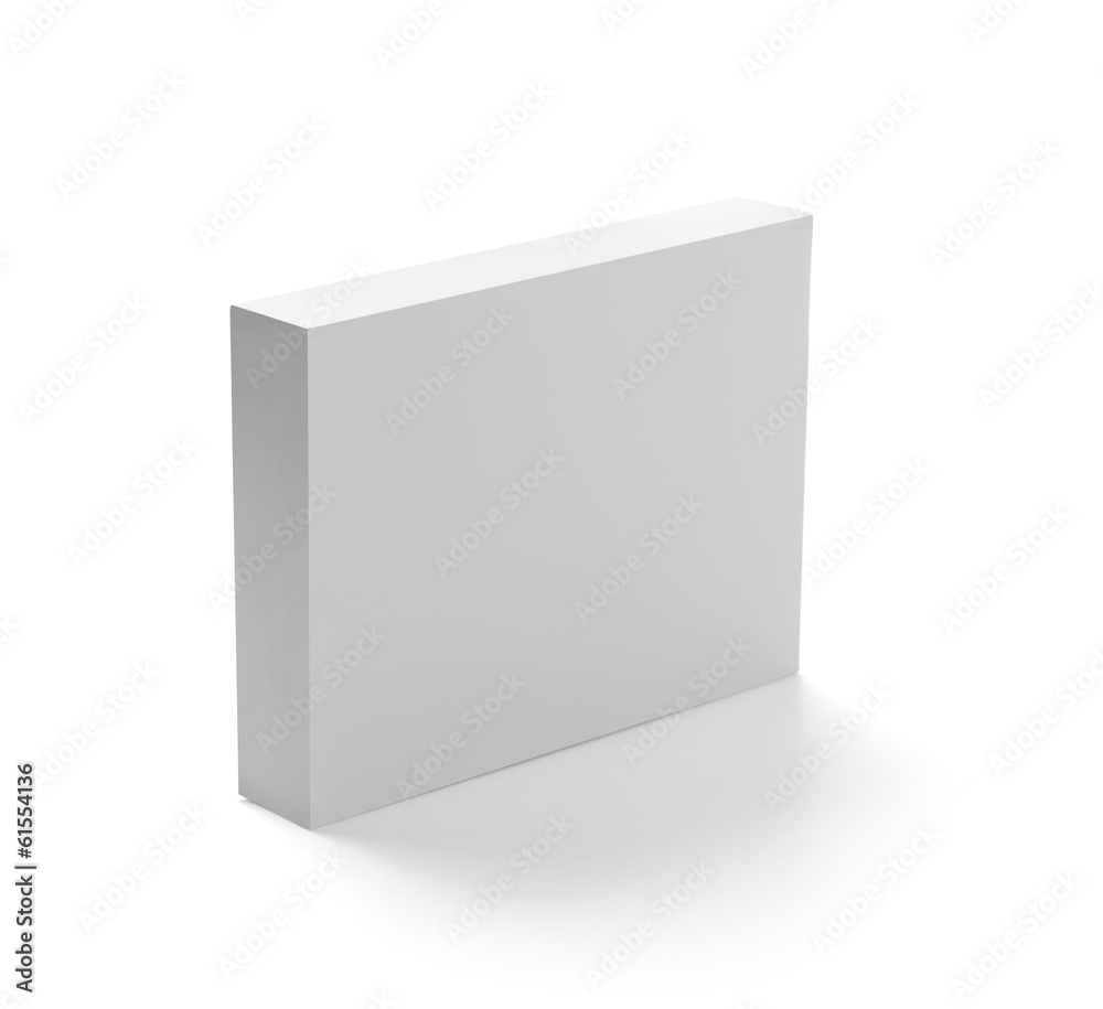 white box container template blank package white box container template blank package
