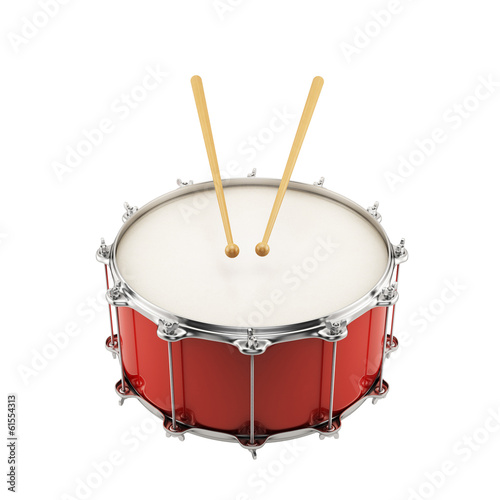 Fotobehang Red drum