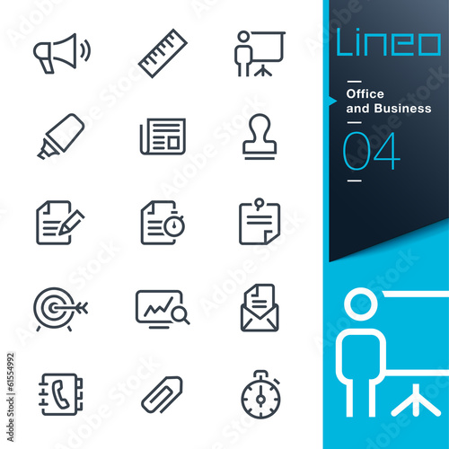 Lineo - Office and Business outline icons