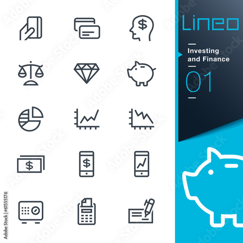 Lineo - Investing and Finance outline icons