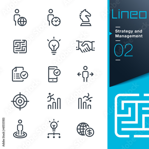 Lineo - Strategy and Management outline icons