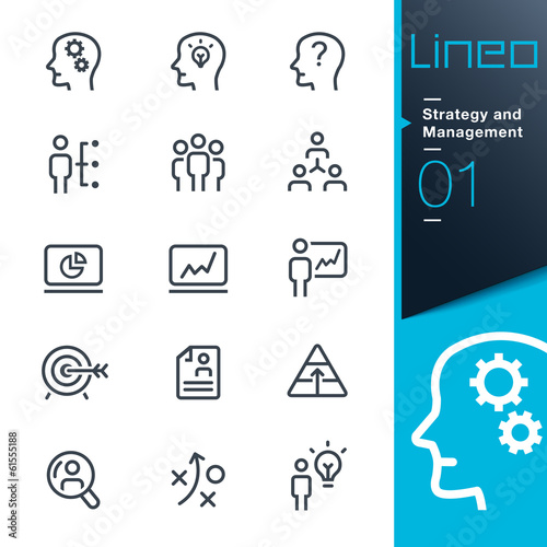 Lineo - Strategy and Management outline icons