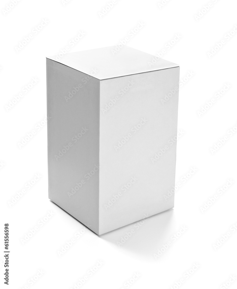 white box container template blank package white box container template blank package